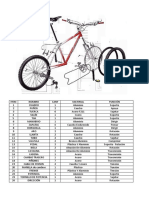 Vista Explosionada de Una Bici