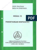 Modul 15. Pengetahuan Inspeksi K3