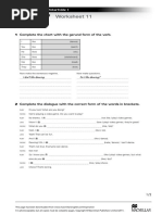 NI1 Grammar Worksheet 11 PDF