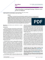 Giant Freshwater Prawn Macrobrachium Rosenbergii Farming A Review On Itscurrent Status and Prospective in Malaysia