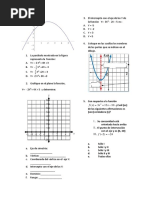 Examen de Funcion Cuadratica