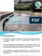 PROGRAMA DE GESTION INTEGRAL HUATANAY (Mesa Coordinadora)