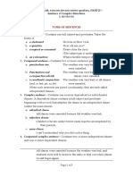 Modern English, Exercises For Non-Native Speakers, PART II - Sentence & Complex Structures