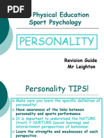 A2 Physical Education Sport Psychology