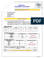 Designation Materiaux v4