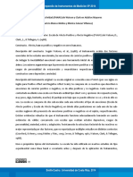 Escala de Afectividad (PANAS) de Watson y Clark en Adultos Mayores