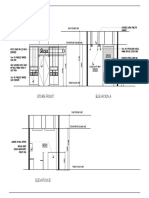 Store Front Elevation A: Slab Ceiling Line