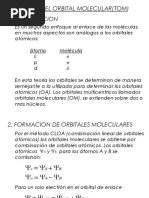 Clase 6 Teoria Del Orbital Molecular