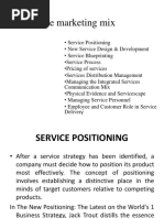 Unit 3 Service Marketing Mix