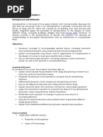 EA 311 - Aerodynamics I - Course Outline