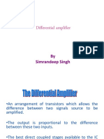 Differential Amplifier: by Simrandeep Singh