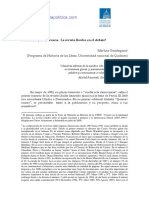 Peronismo y Democracia La Revista Unidos en El Debate Martina Garategaray PDF