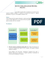 Procedimiento Prueba Piloto