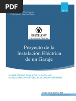 Proyecto Eléctrico de Un Garaje