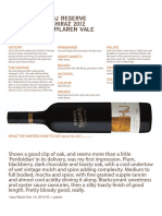 2012 HJ Reserve Shiraz