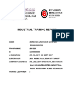 Industrial Training Report (Edit)