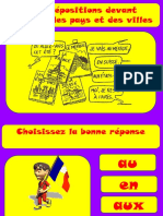 Prepositions Avec Pays - Islcollective - 96436532