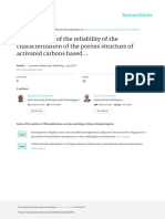 An Evaluation of The Reliability of The Characterization of The Porous Structure of Activated Carbons Based..