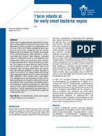 Management Infant Sepsis