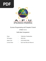 Systems Programming and Computer Control CT047-3.5-2 Individual Assignment