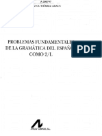 Problemas Fundamentales de Gramatica Español Como 2l PDF