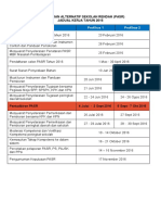 Jadual Kerja PASR 2016