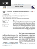 Fuzzy TOPSIS Method For Ranking Renewable Energy Supply Systems in Turkey