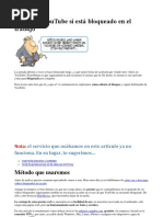 Cómo Ver YouTube Si Está Bloqueado en El Trabajo