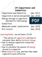 Chapter 24 Capacitance and Dielectrics