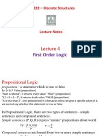 L4-First Order Logic