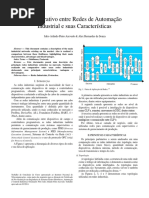 Comparativo Entre Redes de Automação Industrial e Suas Características