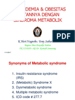 Sindroma Metabolik Dislipidemia Dan Obesitas