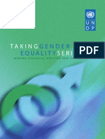 Taking Gender Equality Seriously