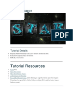 Tutorial Photoshop Space Dust Texture LETRAS CON TEXTURA