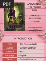 Analysis Novel The Princess Bride DESTI