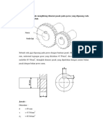 Contoh Kasus Menghitung Dimensi Pasak