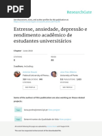 Estresse, Ansiedade e Depressão e Rendimento Acadêmico de Estud Universit - Mascarenhas, Roazzi, & Riberio 2013