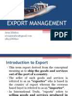 Export Management