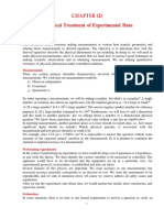 CHAPTER (2) Statistical Treatment of Experimental Data