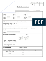 Multiplicaciones 2° Básico