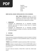 Demanda Contencioso Administrativo