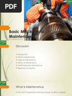 Basic Mechanical Maintenance