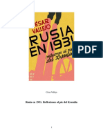 Rusia en 1931 Reflexiones Al Pie Del Kremlin Cesar Vallejo