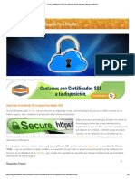 Crear Certificado SSL