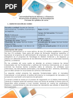 Syllabus Comercio y Negocios Internacionales