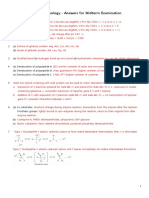 Enzyme Technology - Answers For Midterm Examination: S. Cerevisiae