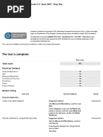 The Test Is Complete: Enlightks Ecdl/Icdl - Spreadsheets 5.0 - Excel 2007 - Diag. Eng