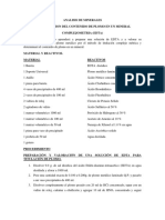 Analisis de Minerales Determinacion de Plomo