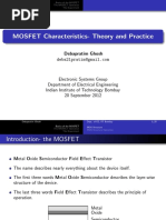 MOSFET Characteristics-Theory and Practice: Debapratim Ghosh