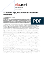 Esquerda - A Jaula de Aco Max Weber e o Marxismo Weberiano - 2015-01-18